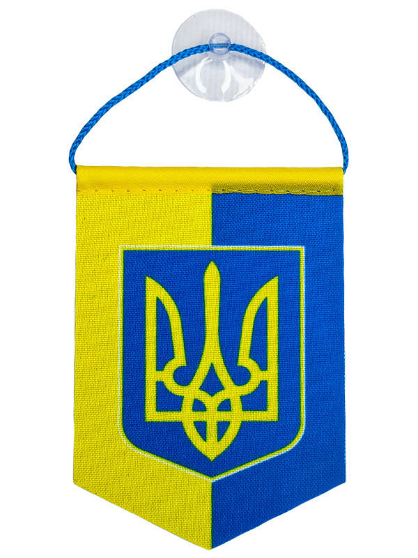

Вымпел для авто Тризубец (Флаги Украины)
