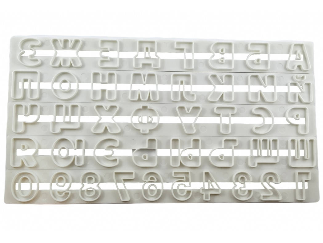 

Вырубка кондитерская Алфавит + цифры