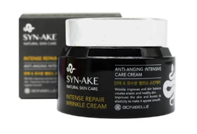 

Антивозрастной крем со змеиным ядом Bonibelle Syn-ake Intense Repair Cream