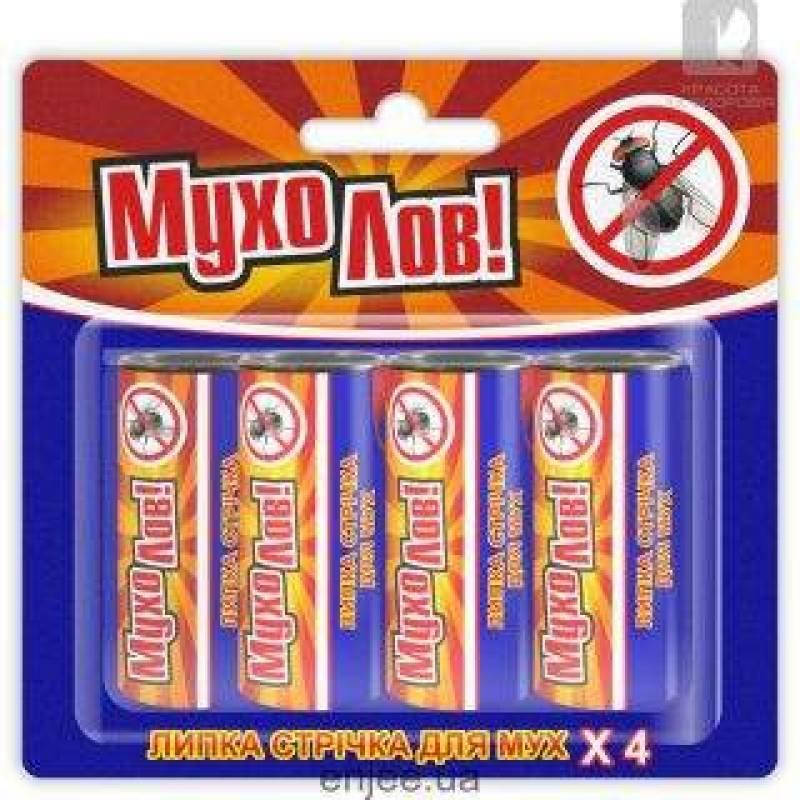 

Лента липкая от мух Мухолов №4 МухоЛов