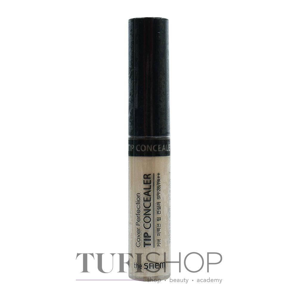 

Консилер для маскировки недостатков The Saem Cover Perfection Tip Concealer 01 Clear Beige 6,5 гр