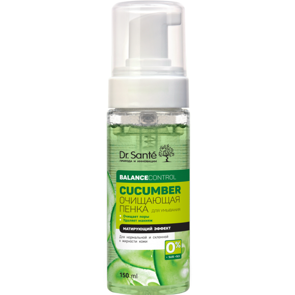 

Пенка для умывания Dr.Sante Cucumber Balance Control, 150 мл