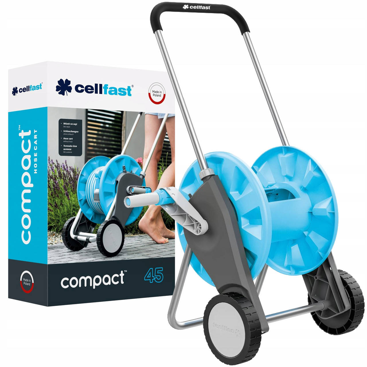 

Cellfast Катушка для шланга на колесах Compact 1/2 45м