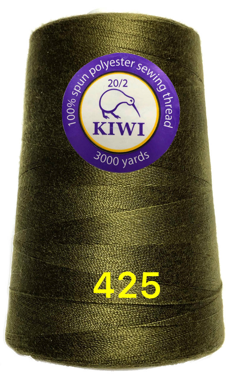 

Нить 20/2 армированная Болотный 425тон повышенной прочности 3000ярдов Kiwi