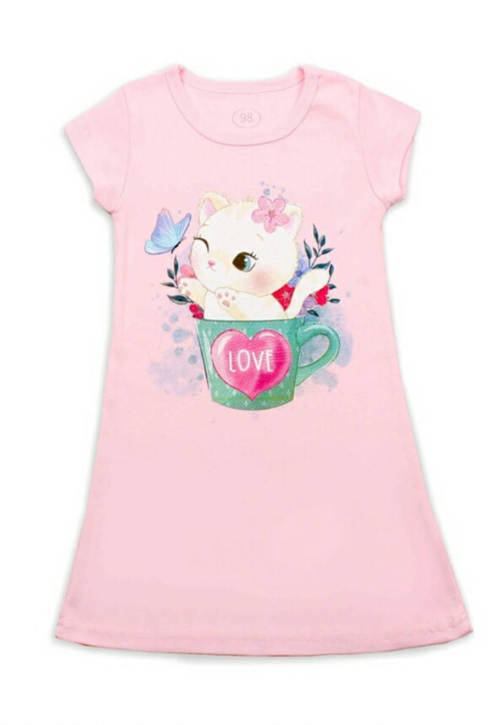 

Ночная рубашка детская 116, Розовый