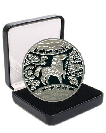 

Срібна монета НБУ "Рік Коня"