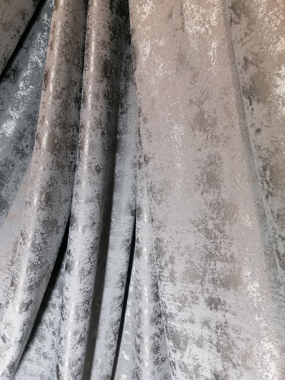 

Штори мраморні, сірі, Серый