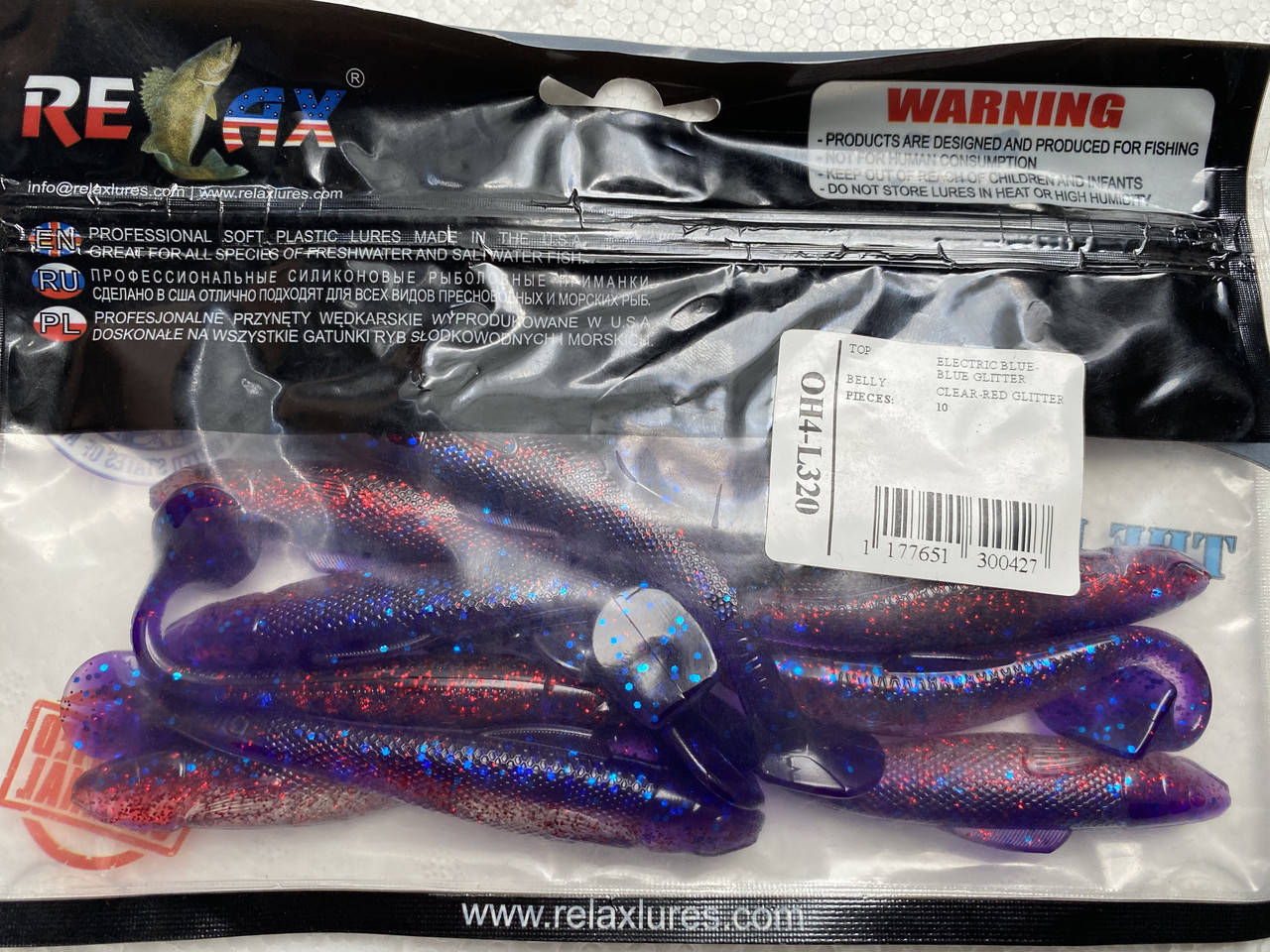 

Силикон Relax Ohio 4" цвет L320 (10шт.)