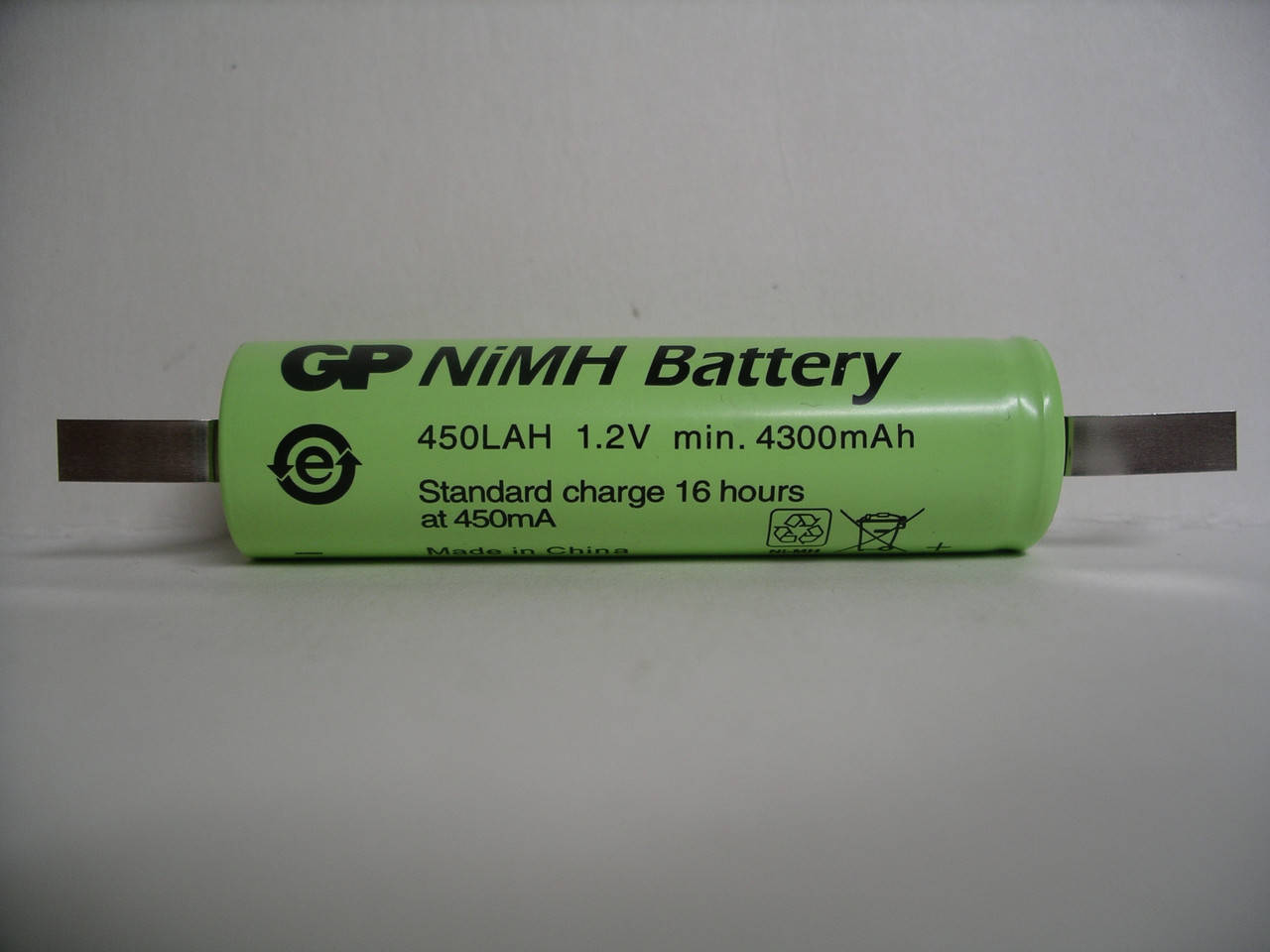 

Аккумулятор GP 450LAH 4/3A 4500mAh технический с выводами под пайку