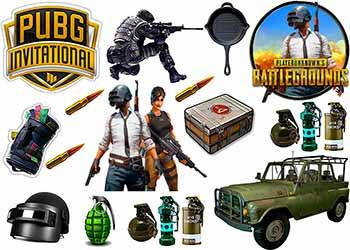 

Вафельная картинка Батл граунд, PUBG А4