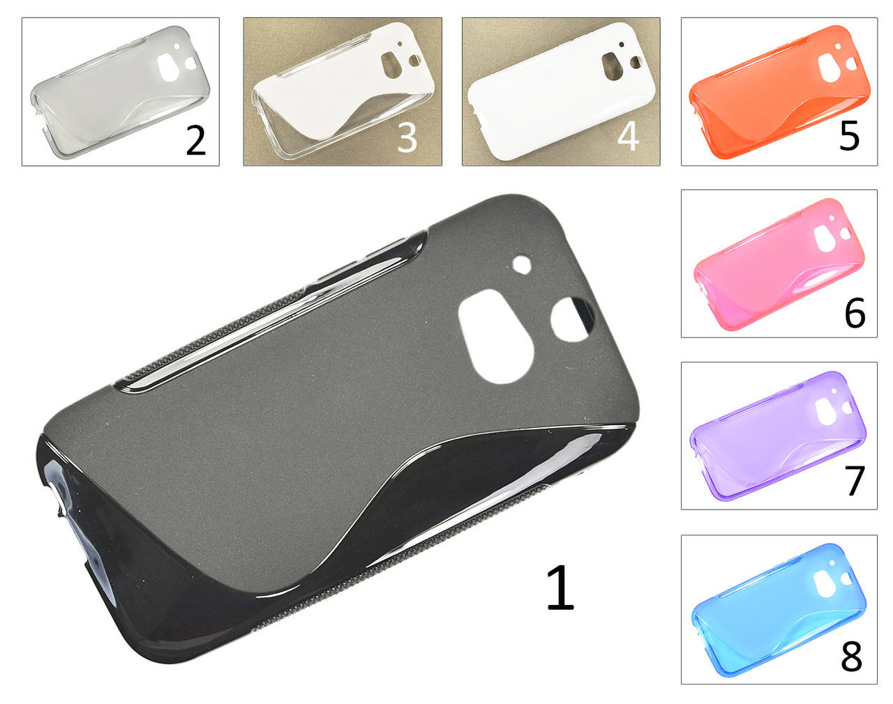 

Силиконовый чехол для HTC One M8 (m2) / One M8s