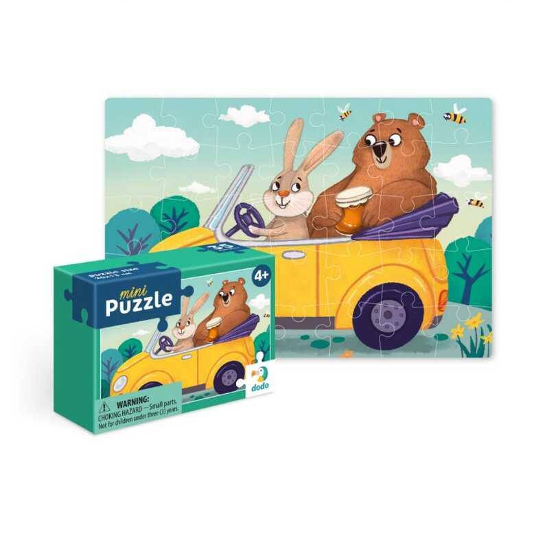 

Пазлы картонные (3-4 года) мини "Едем в гости" 300548 (24) 35 элементов "Dodo"
