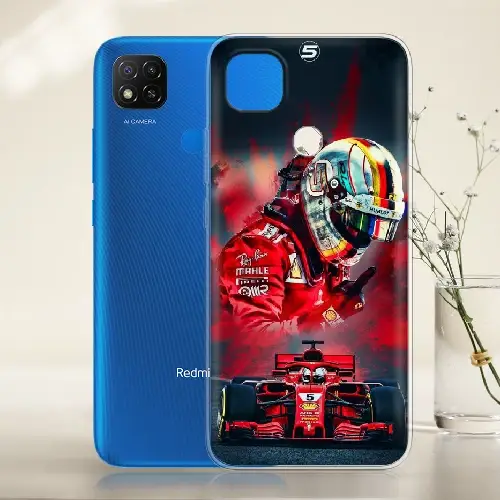 

Чехол Xiaomi Redmi 9C с рисунком Racing Car