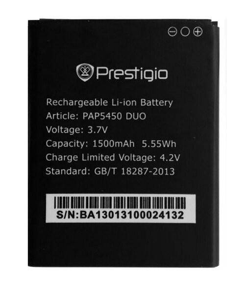 

Батарея на Prestigio PAP 5450 DUO (1500 mAh) (аккумулятор Престижио РАР 5450 Дуо)