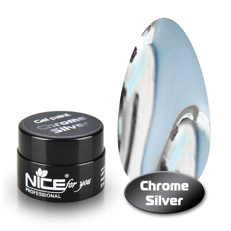 

Гель-краска Nice Chrom Silver 5 г