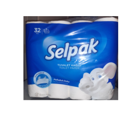 

Туалетная бумага Selpak трехслойная 32 шт., Белый