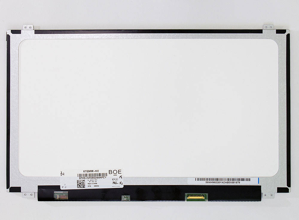 

Матрица для ноутбука 15.6 Led Slim матовая 1366x768 30pin edp разъем справа внизу нов