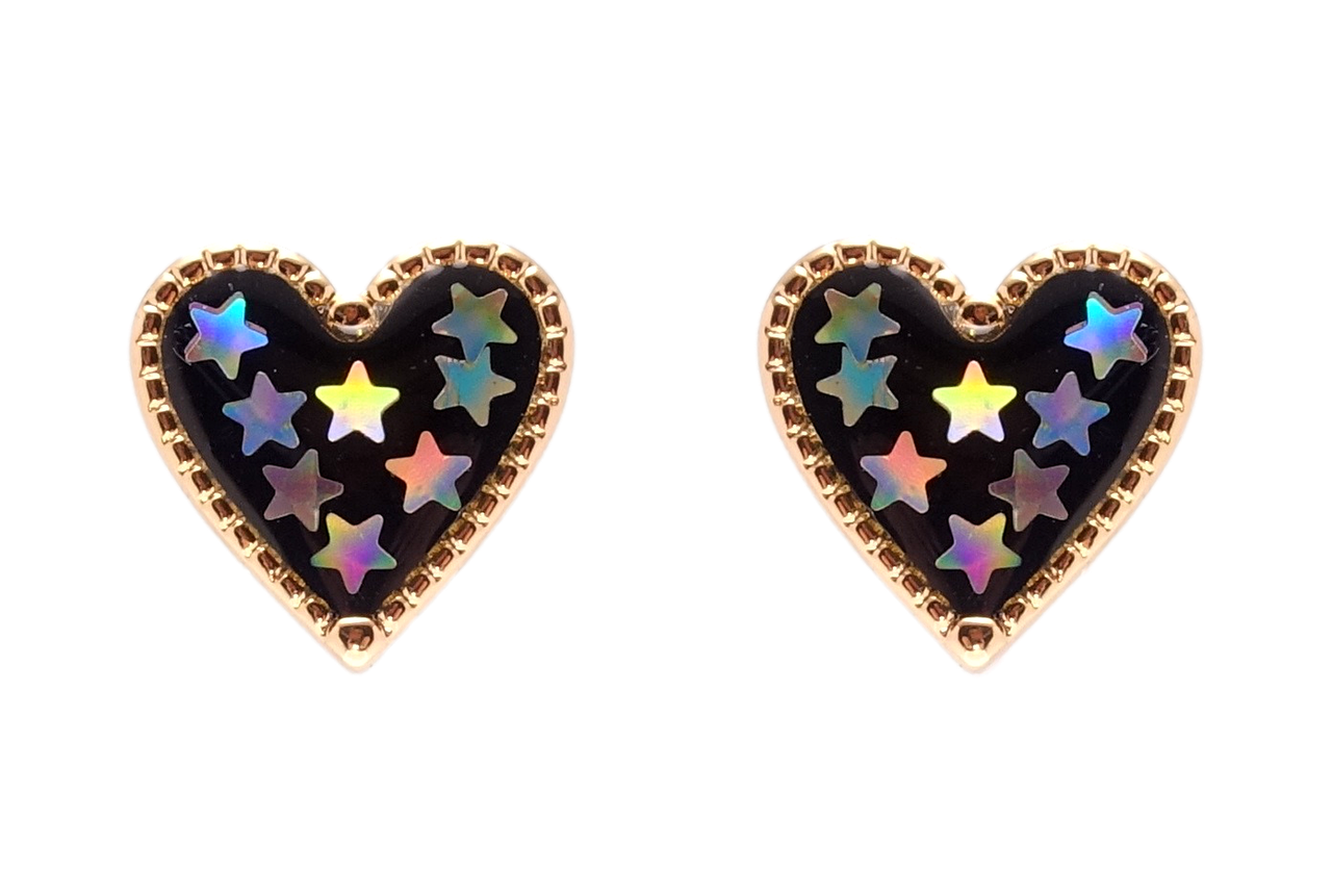 

Серьги Xuping Позолота 18K гвоздики (пусеты) "Сердечки"