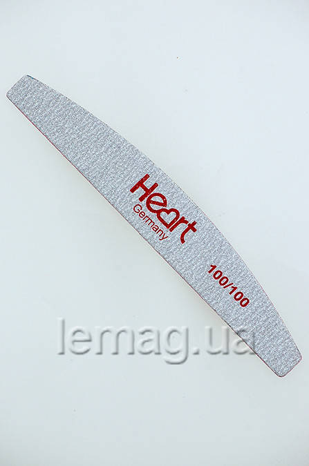 

HEART Пилка для ногтей Half 100/100, 1 шт.