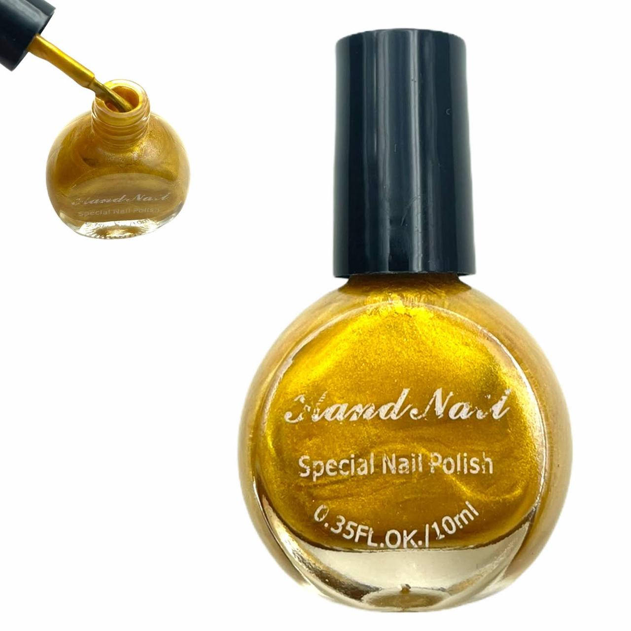 

Лак-краска для стемпинга Kand Nail, 10 мл. Золотой