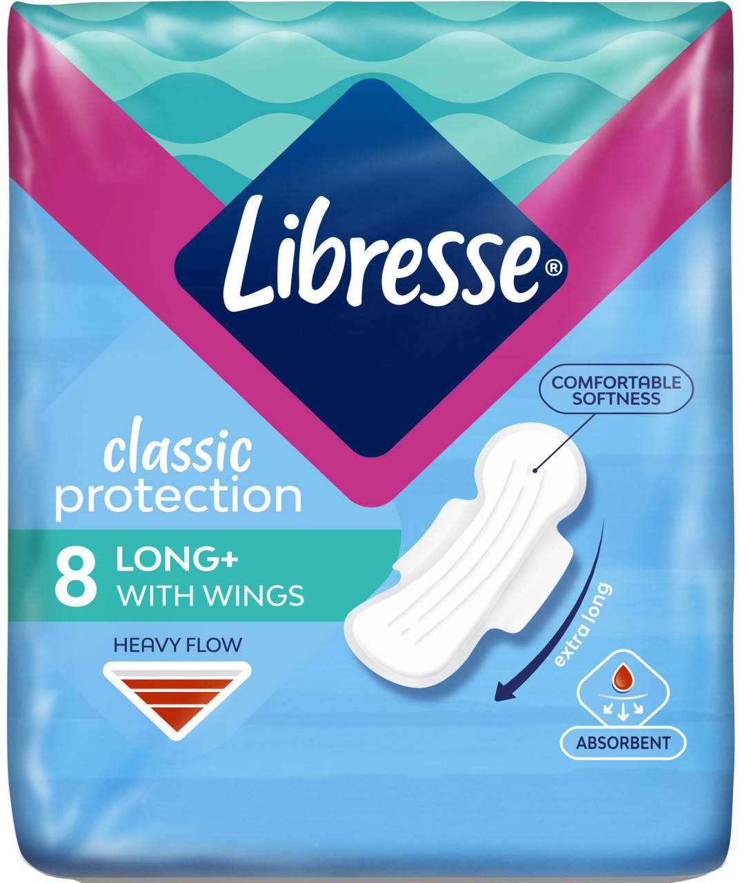 

Прокладки Libresse Classic Long 8шт