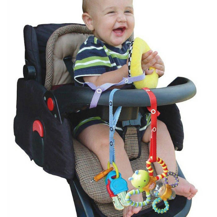 

Ремешок на коляску, держатель для грызунков, игрушек, Разные цвета