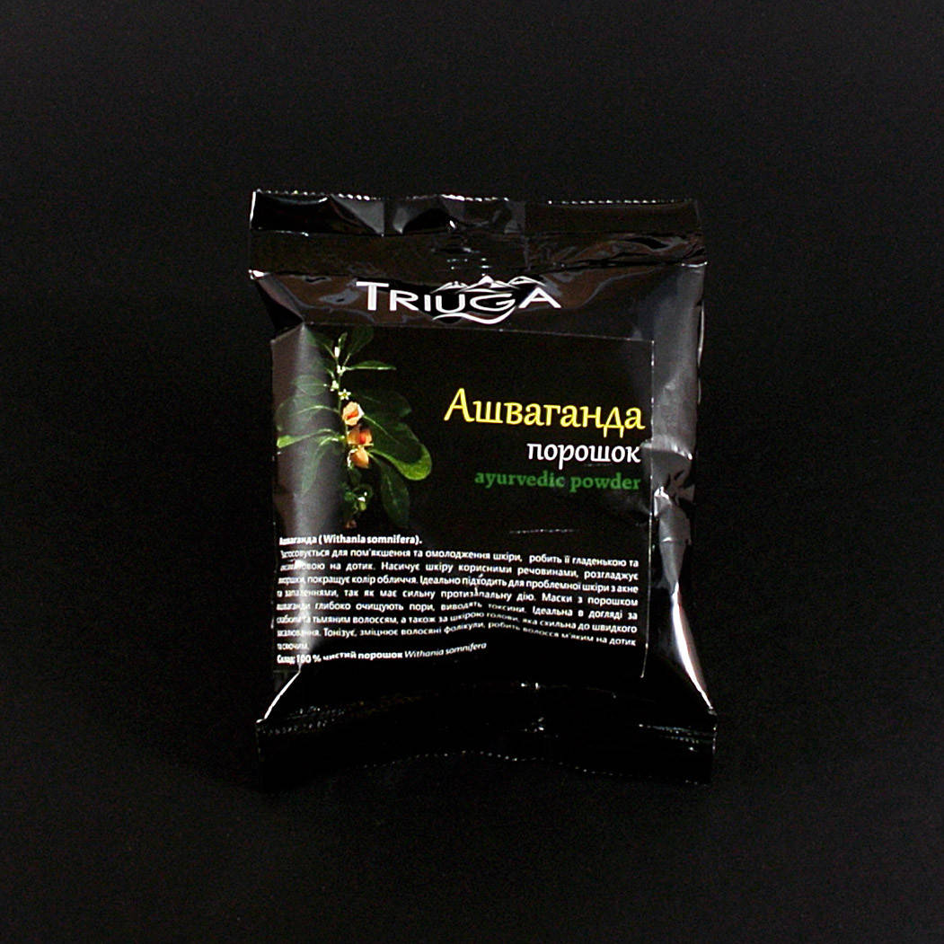 

Порошок (пудра) ашваганда от Триюга - мощный антивозрастной эффект, 50 г