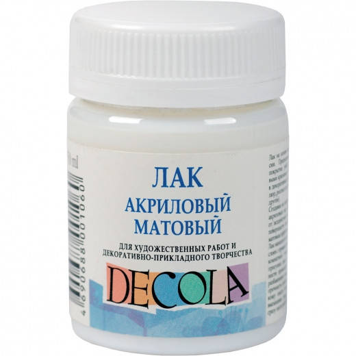 

Лак акриловий матовий ДЕКОЛА, 50мл