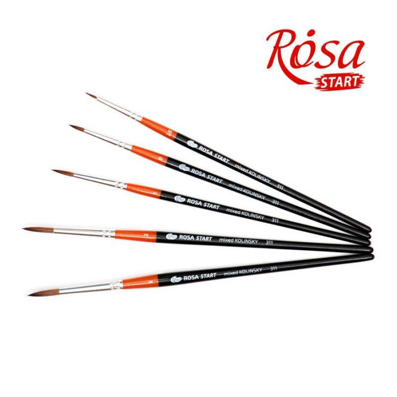 

Колонок круглий, 311, № 0, к.р. пензель ROSA START