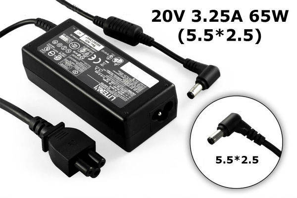 

Блок питания для ноутбука LiteON 20V 3.25A 65W 5.5х2.5mm