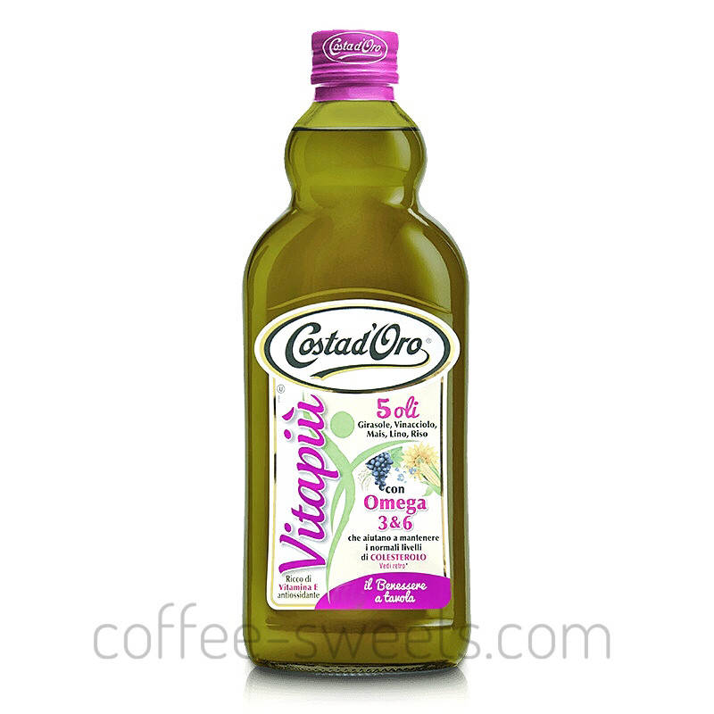 

Микс 5-ти масел первого холодного отжима Costa d'Oro Vitapiu Omega 3 1L