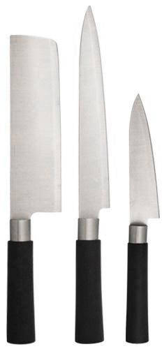 

Набор 3 кухонных ножа S&TJapanese из нержавеющей стали