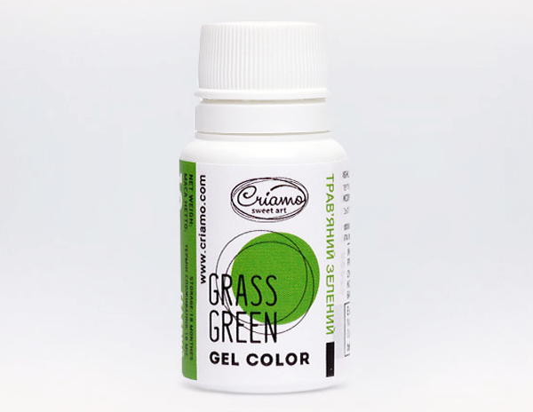 

Краситель гелевый Criamo мини, травяной зеленый, 10 грамм
