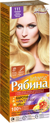 

Краска для волос РЯБИНА INTENSE NEW - 111 Мокрый песок