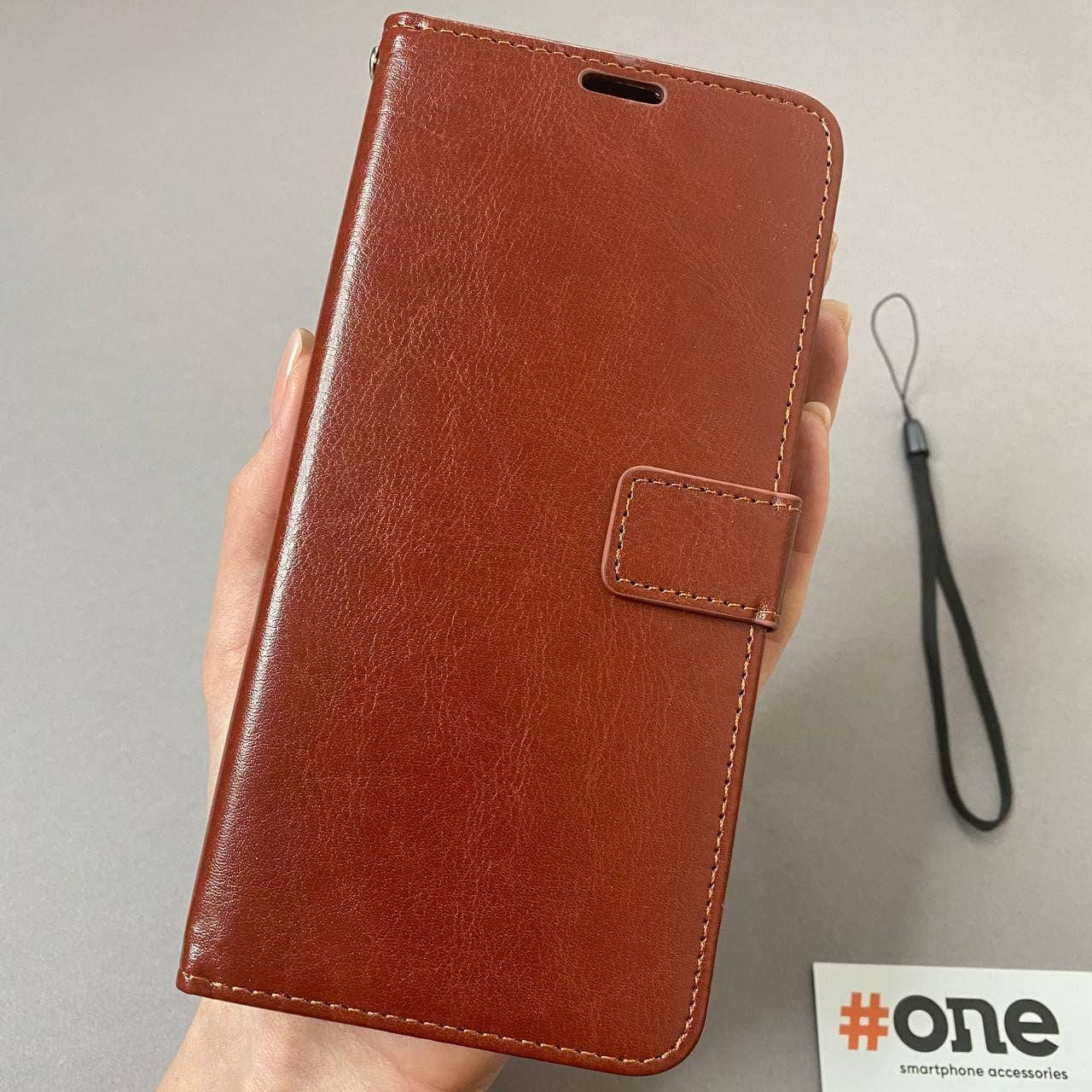 

Чехол-книга для Xiaomi Redmi 9a с магнитной застежкой чехол книжка на телефон сяоми 9а коричневая W2C, Коричневый