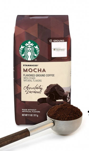 

Кофе молотый Starbucks Mocha Flavored Ground Coffee, 311g