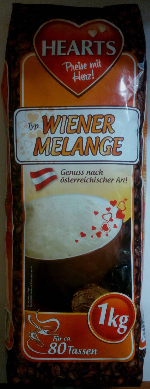 

Капучино Hearts Capuccino Wiener Melange 1kg Германия