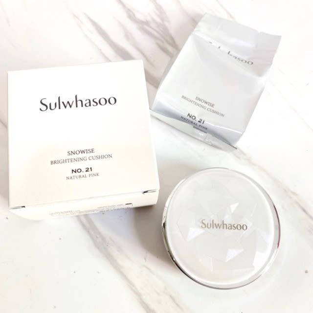 

Осветляющий люкс кушон Sulwhasoo Snowise Brightening cushion SPF50 + / PA +++ №21 Natural Beige 2x14g
