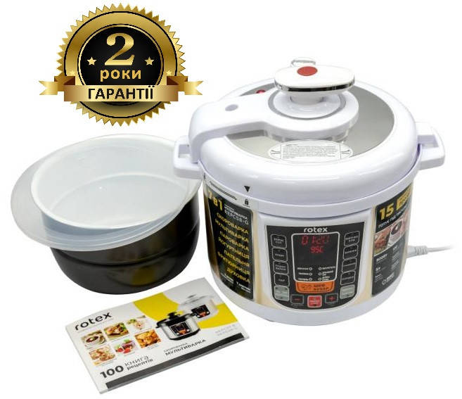 

Мультиварка-скороварка с керамической чашей ROTEX REPC58-G