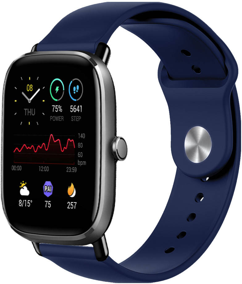 

Ремешок Base для Amazfit GTS 2 mini Dark Blue