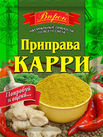 

Приправа Карри 30 г ТМ "Впрок"