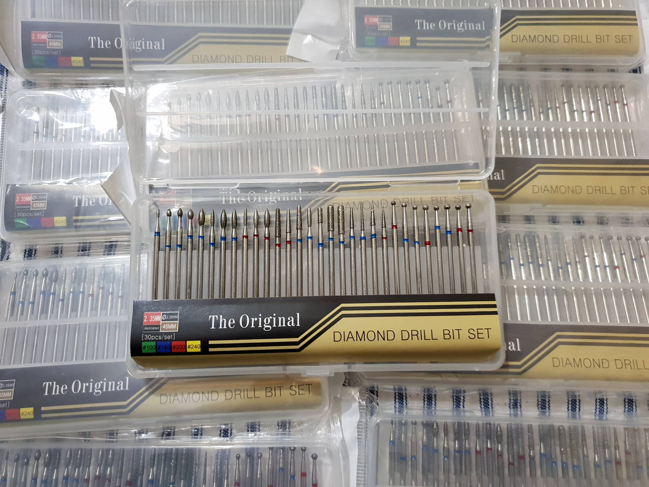 

Набор алмазних фрез 30шт Качественные насадки для фрезера Набір фрез