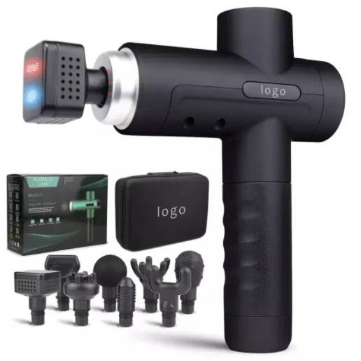 

Перкуссионный массажер MG03-T Массажный пистолет (8 насадок + кейс) 2600мАч