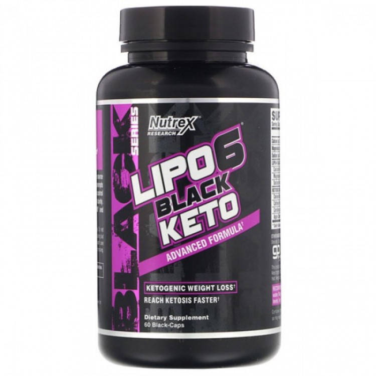 

Жироспалювач Nutrex Lipo 6 Black Keto 60 Caps