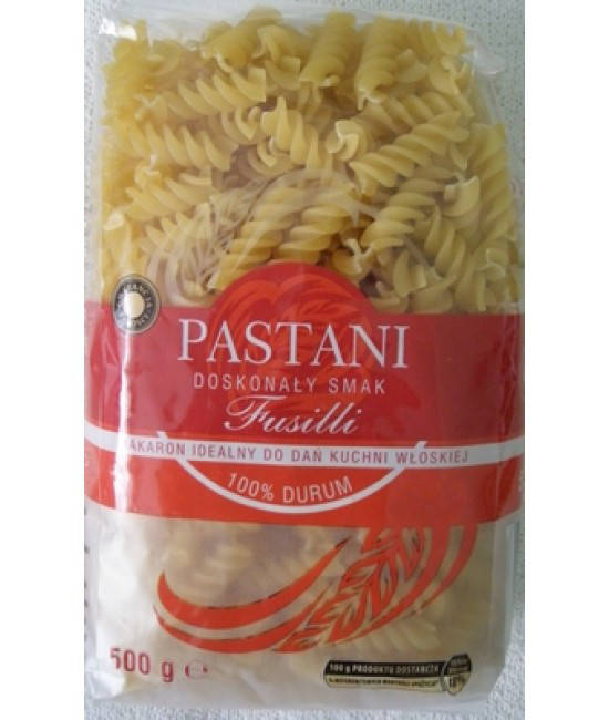 

Макароны PASTANI Fusilli (100% durum) 500гр