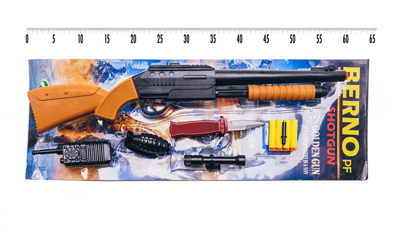 

Игрушечный дробовик "Berno" с мягкими патронами Golden Gun 920GG, World-of-Toys