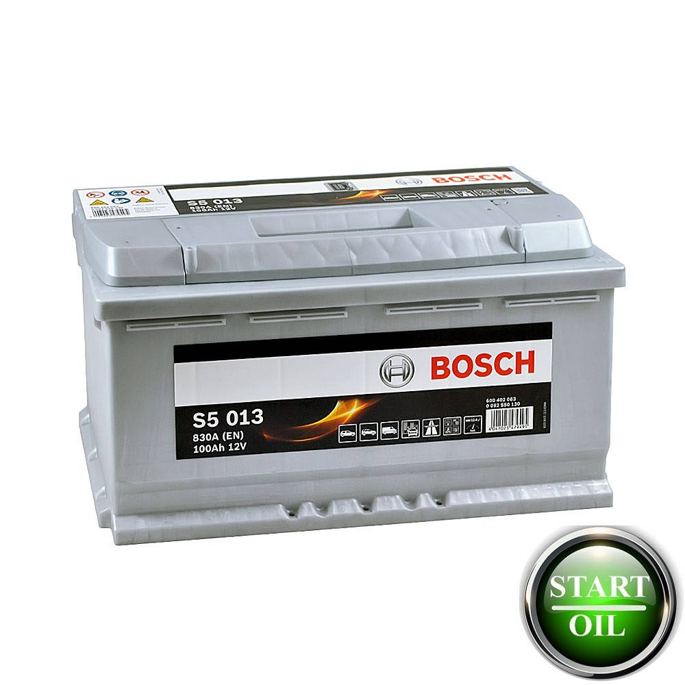 

Аккумулятор BOSCH 100Ah 830A (S5 013) R+ 0092S50130