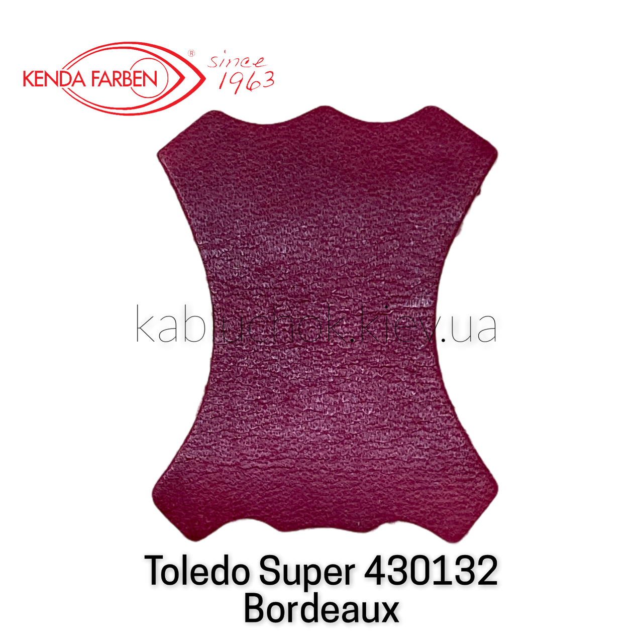 

Краска для кожи Kenda Farben TOLEDO SUPER 100/1000 мл 45 цветов 100, 430132 Bordeaux