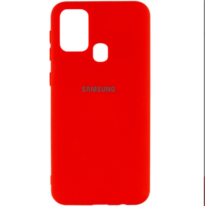 

Силиконовый чехол Silicone Cover на телефон Samsung Galaxy M31 / Самсунг М31, Красный