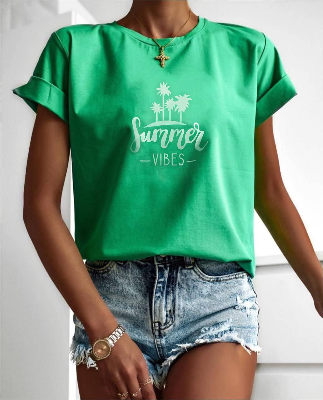 

Футболка женская *Пальма* размер 42-50(3цв) "BARBARA" недорого от прямого поставщика, Разные цвета